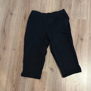 Black Cropped Pants